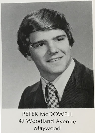 Peter McDowell Yearbook Photo